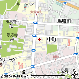 秋田県大館市大町38周辺の地図