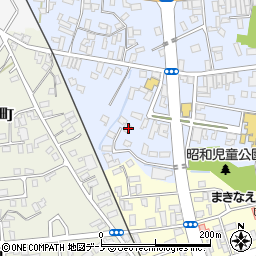 秋田県大館市幸町16-16周辺の地図