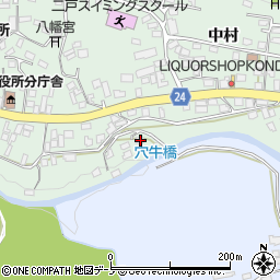 岩手県二戸市福岡川又84周辺の地図