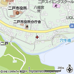 岩手県二戸市福岡川又29周辺の地図