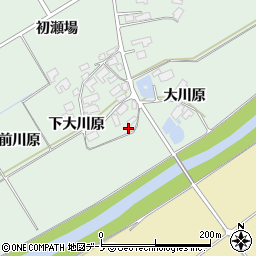 秋田県鹿角市十和田大湯前川原27周辺の地図