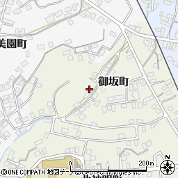〒017-0873 秋田県大館市御坂の地図