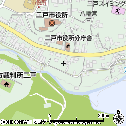 岩手県二戸市福岡川又24周辺の地図