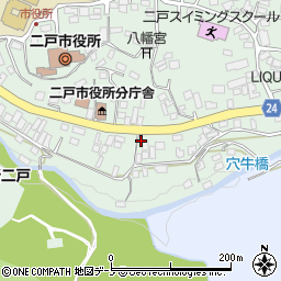 岩手県二戸市福岡川又29-4周辺の地図