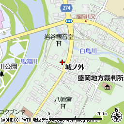 津嶋・理容室周辺の地図