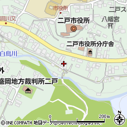 岩手県二戸市福岡川又11周辺の地図