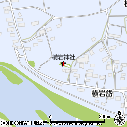 横岩神社周辺の地図