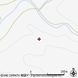 秋田県鹿角市十和田草木早坂周辺の地図