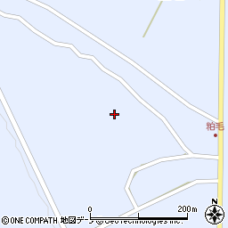 秋田県山本郡藤里町粕毛下家の後15周辺の地図