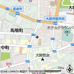 株式会社青工大館営業所周辺の地図