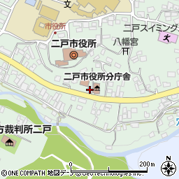 岩手県二戸市福岡川又22周辺の地図