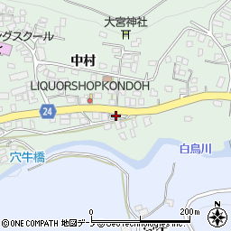 岩手県二戸市福岡中村72周辺の地図