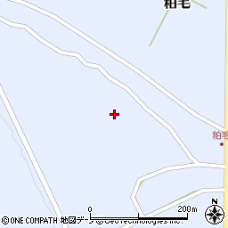 秋田県山本郡藤里町粕毛下家の後周辺の地図