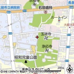 秋田県大館市幸町13-36周辺の地図
