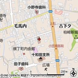 秋田県鹿角市十和田毛馬内城ノ下32周辺の地図