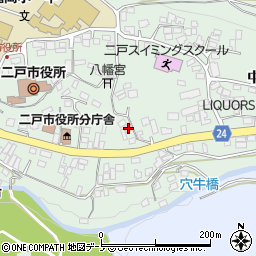 岩手県二戸市福岡川又39-5周辺の地図