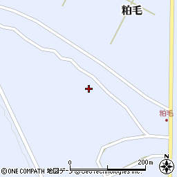藤里町役場　粕毛交流センター周辺の地図