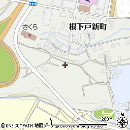 秋田県大館市根下戸新町4-31周辺の地図