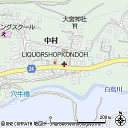 岩手県二戸市福岡中村72-2周辺の地図