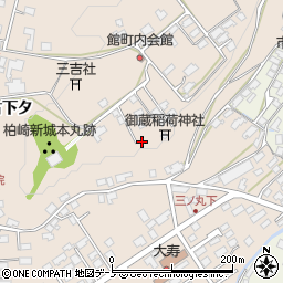 秋田県鹿角市十和田毛馬内柏崎43-8周辺の地図