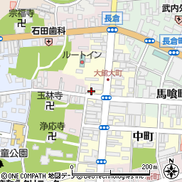 秋田県大館市大町83周辺の地図