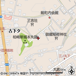 秋田県鹿角市十和田毛馬内柏崎42周辺の地図
