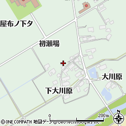 秋田県鹿角市十和田大湯前川原36周辺の地図