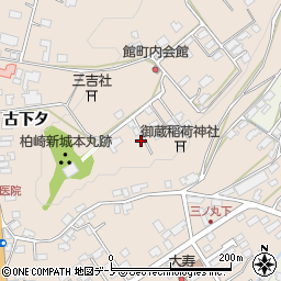 秋田県鹿角市十和田毛馬内柏崎43-5周辺の地図