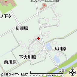 秋田県鹿角市十和田大湯前川原35周辺の地図