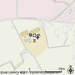 秋田県大館市長坂（坂地岱）周辺の地図