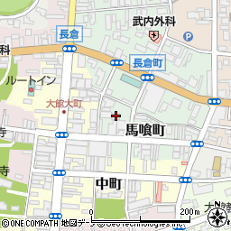 有坂呉服店大館店周辺の地図