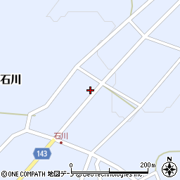 秋田県山本郡八峰町峰浜石川石川周辺の地図