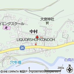 岩手県二戸市福岡中村59周辺の地図