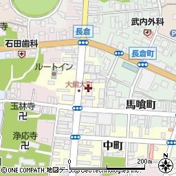 青森銀行大館中央支店 ＡＴＭ周辺の地図