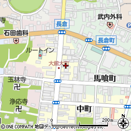 秋田県大館市大町15周辺の地図