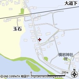 秋田県大館市川口大道下240周辺の地図