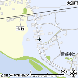 秋田県大館市川口大道下242-1周辺の地図