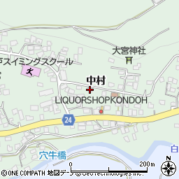 岩手県二戸市福岡中村58-3周辺の地図