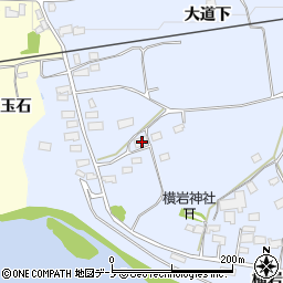 秋田県大館市川口大道下236周辺の地図