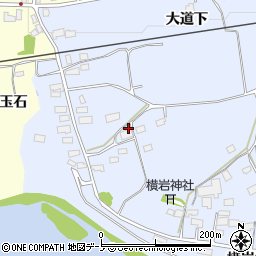 秋田県大館市川口大道下217周辺の地図