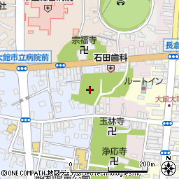 秋田県大館市幸町1周辺の地図