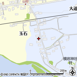 秋田県大館市川口大道下197-1周辺の地図