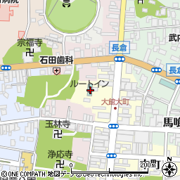 秋田県大館市大町91周辺の地図