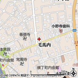 秋田銀行大湯支店周辺の地図