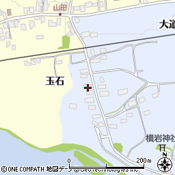 秋田県大館市川口大道下197周辺の地図