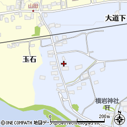 秋田県大館市川口大道下245周辺の地図