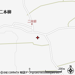 秋田県鹿角市十和田草木丑道ノ下タ周辺の地図