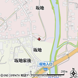 秋田県大館市早口坂地57周辺の地図