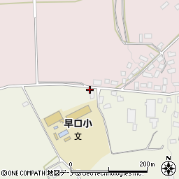 秋田県大館市長坂坂地岱22周辺の地図