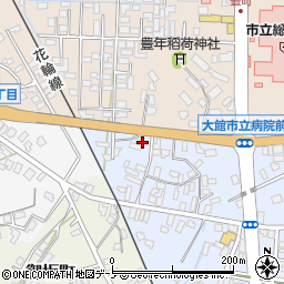 秋田県大館市幸町9-2周辺の地図